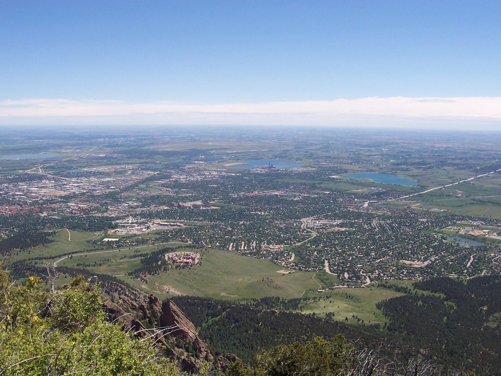 Boulder seen from Bear Peak