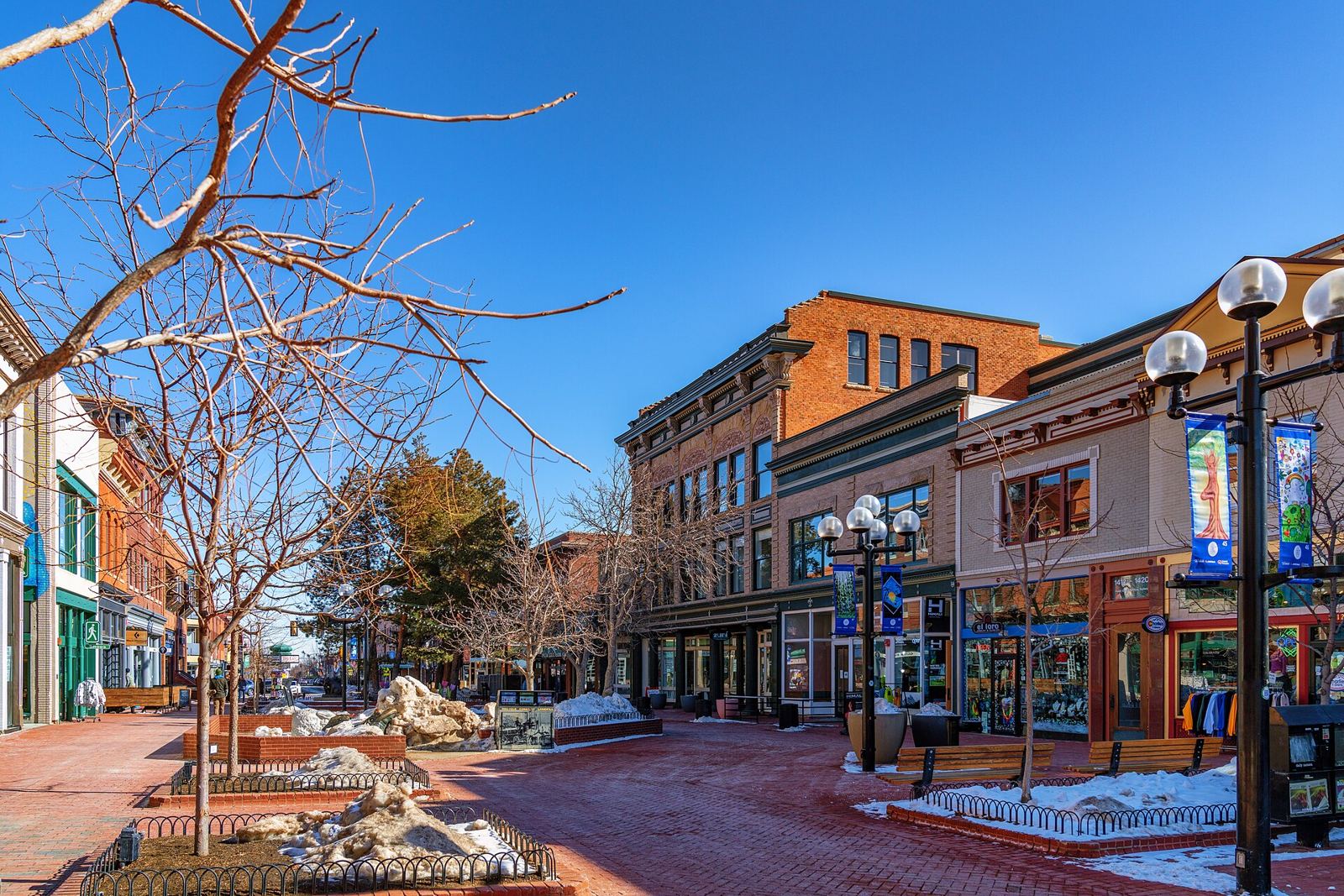 Pearl Street in downtown Boulder