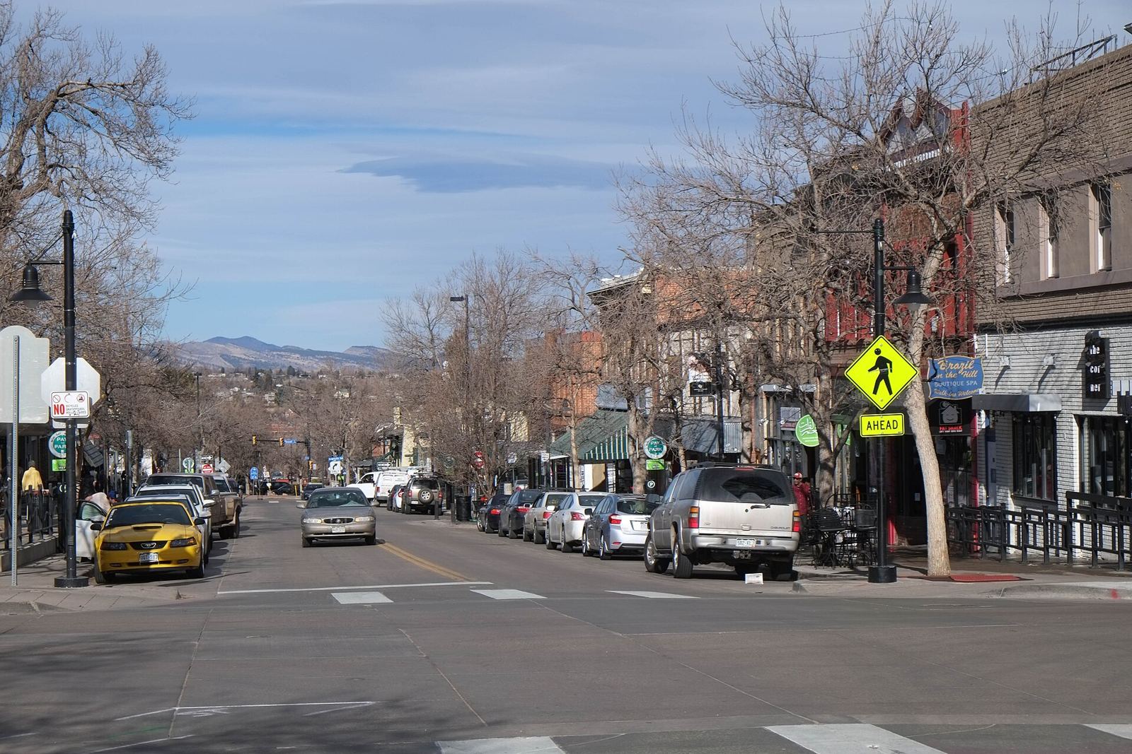 University Hill near CU Boulder